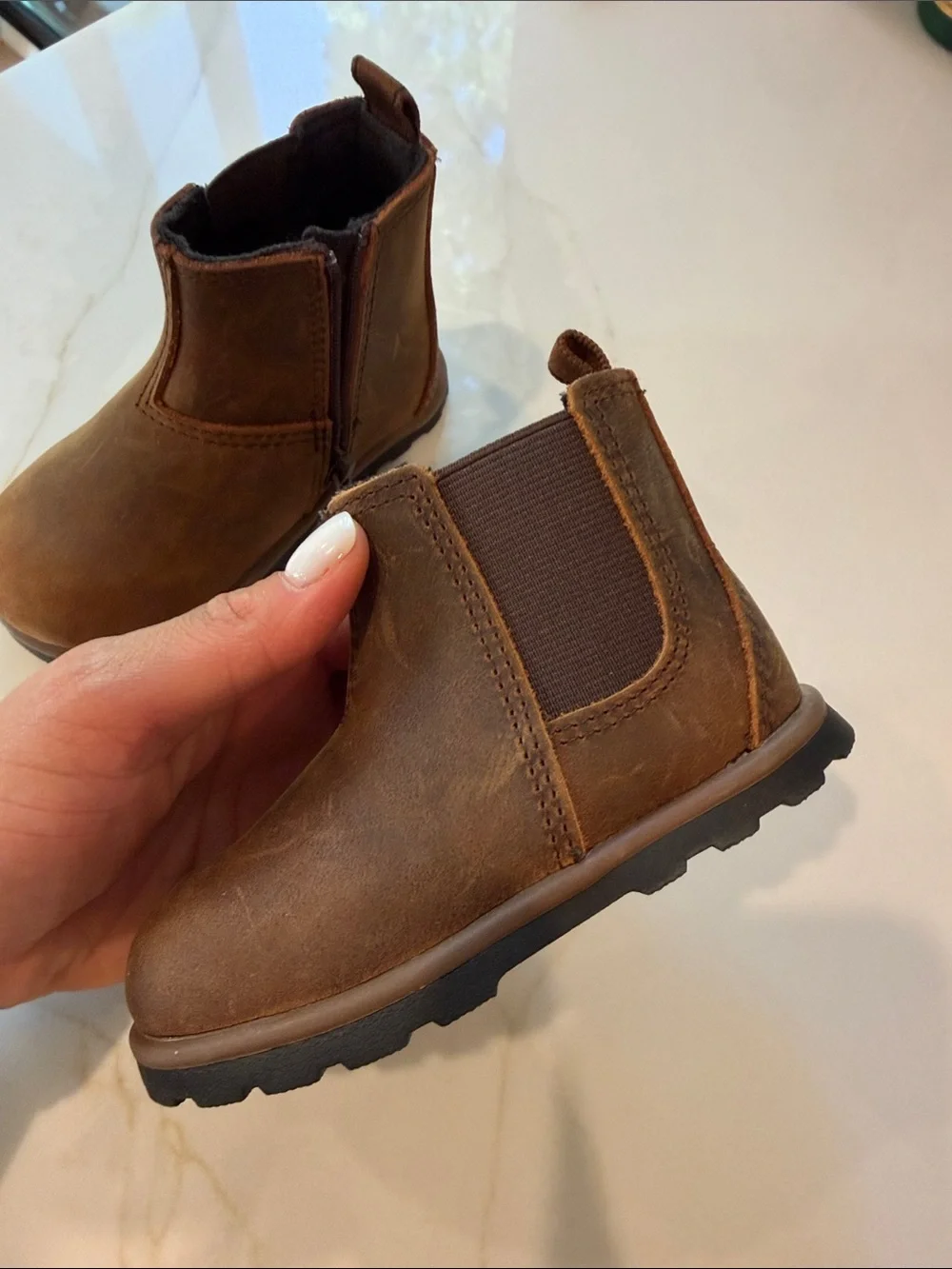 Zara Kids Brown Chelsea Boots Toddler 5 1/2